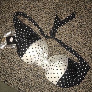 Victoria’s Secret swim suit top padded 34DD NWT